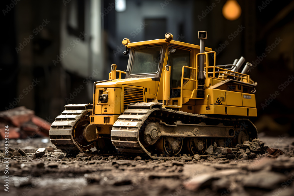 photo of construction bulldozer, bulldozer on construcction site photo of construction bulldozer, bulldozer on construcction site