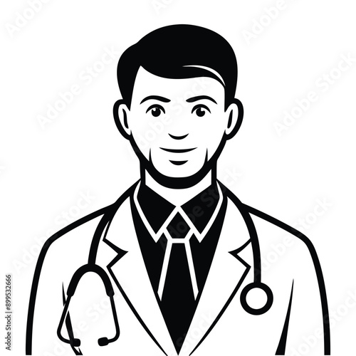 Doctor Avatar Vector Icon 