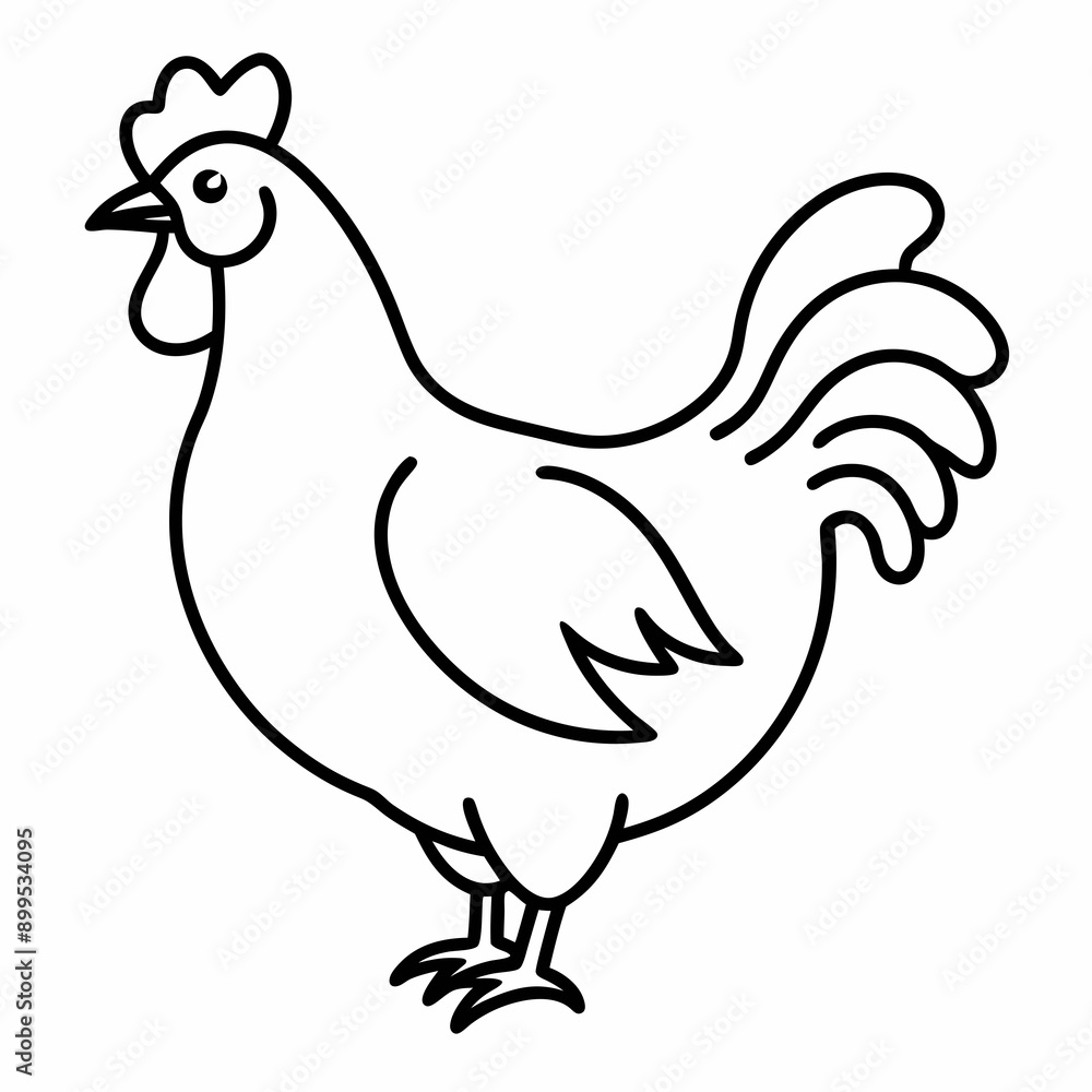 hen and chicken Vector hen and chicken Vector