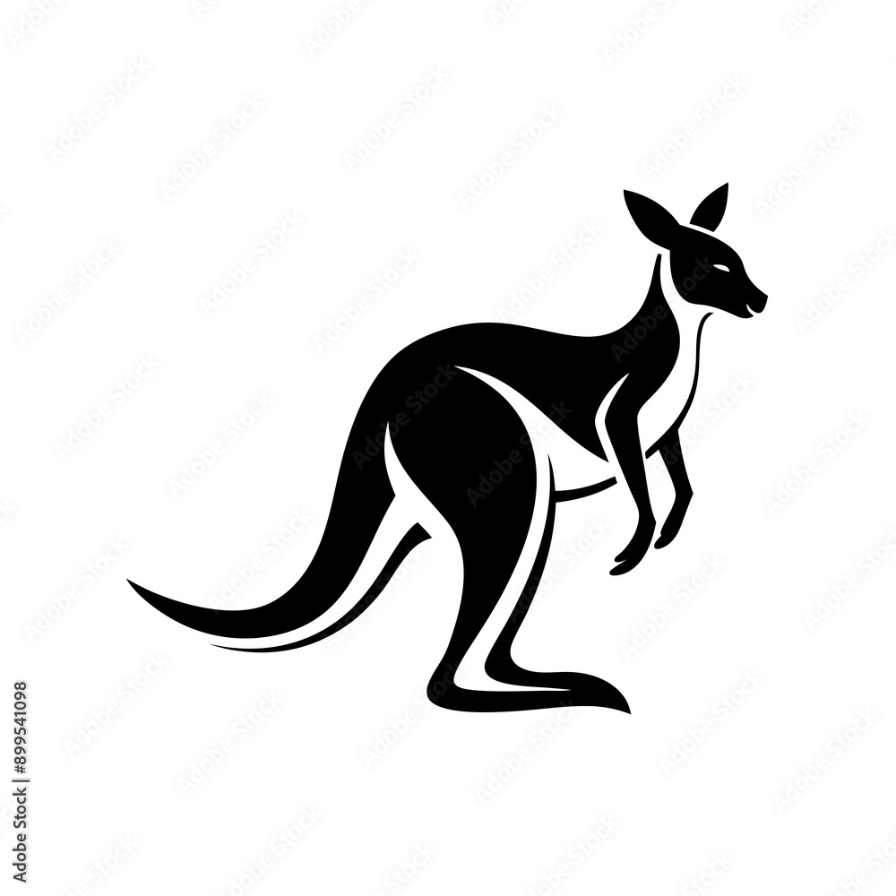 Fototapeta premium Kangaroo Vector