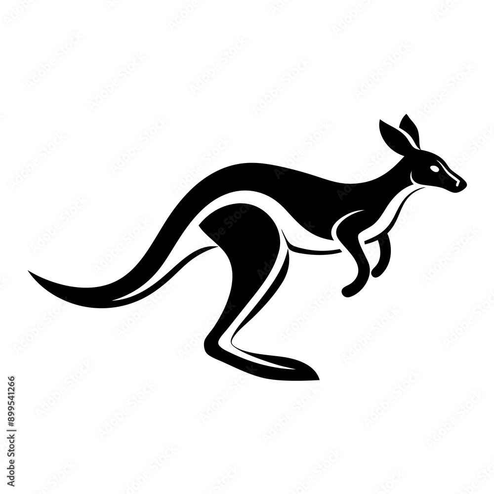 Fototapeta premium Kangaroo Vector