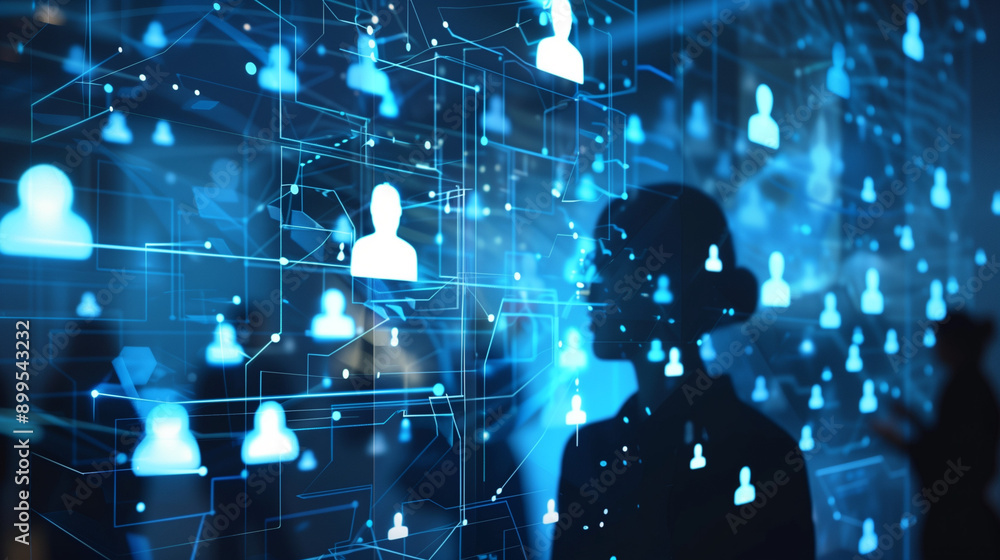 Minimalist UI illustration of people chatting in a flat illustration style, png style, empty white background, bright color scheme, flat vector