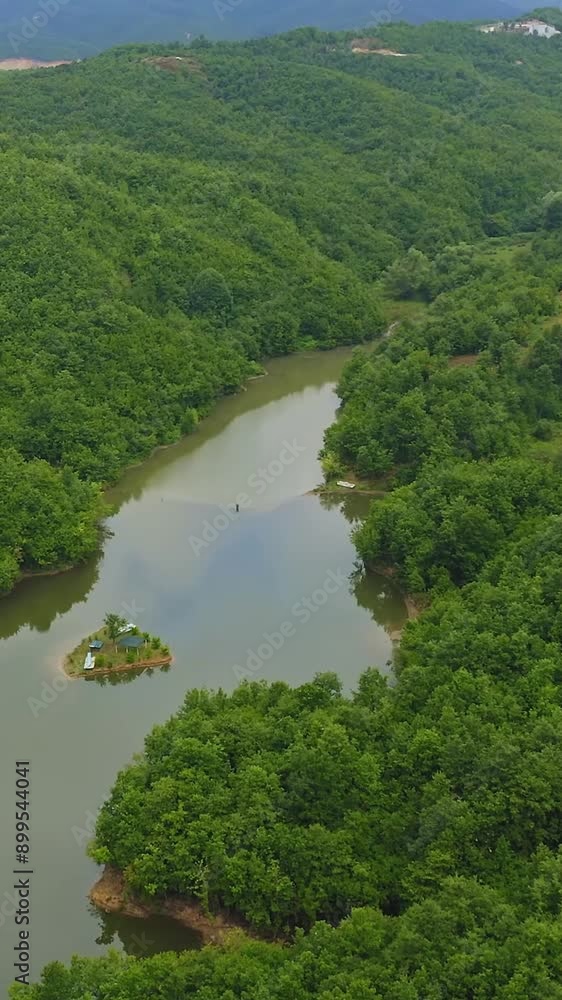 Aerial view of beautiful Albania landscape Aerial view of beautiful Albania landscape
