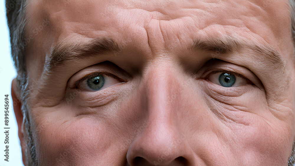 Aged and Weary - Close-Up of a Tired Man Aged and Weary - Close-Up of a Tired Man