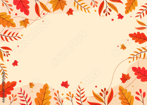 background design with autumn theme	