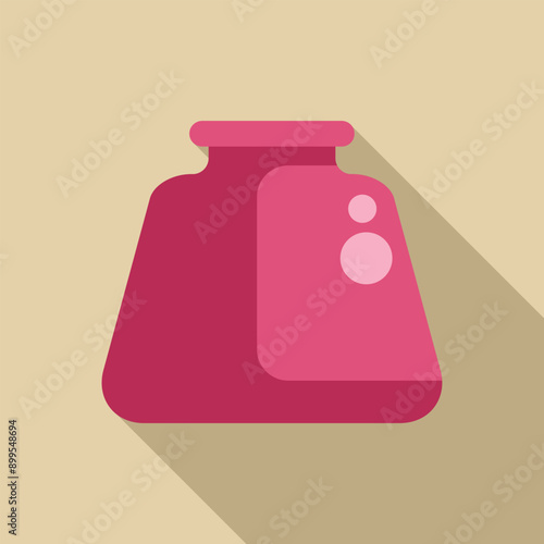 Pink food processor standing on kitchen countertop, small kitchen appliance for chopping, mixing and pureeing