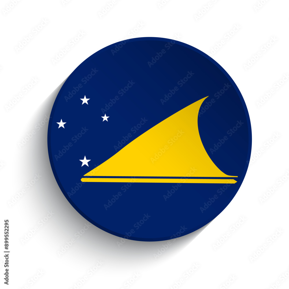 Tokelau flag button Tokelau flag button