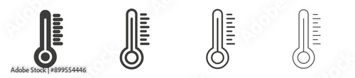 Thermometer vector icon