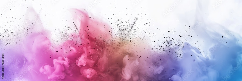 Fototapeta premium Abstract Colorful Smoke Explosion