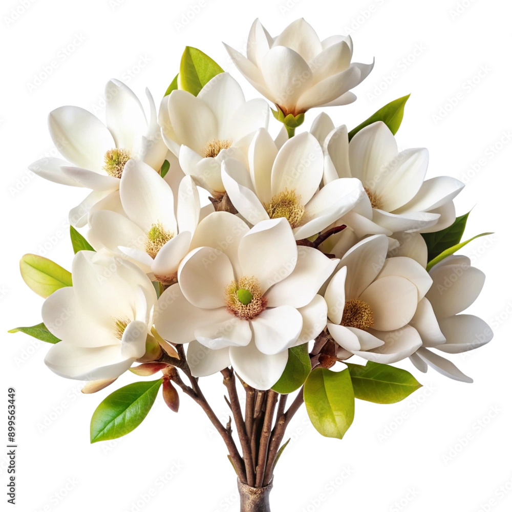 Magnolia flower isolated on transparent background. Magnolia flower isolated on transparent background.