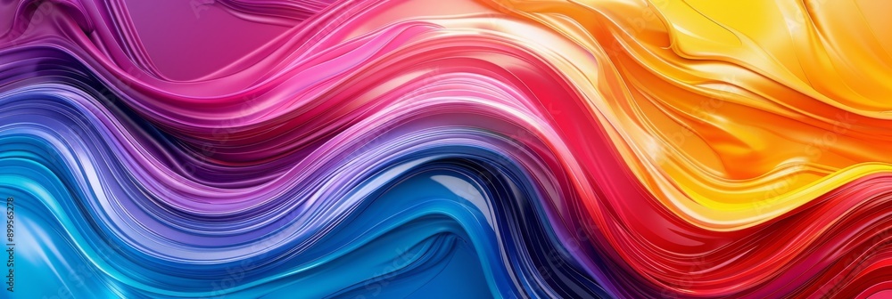 Abstract Colorful Swirling Liquid Texture Abstract Colorful Swirling Liquid Texture