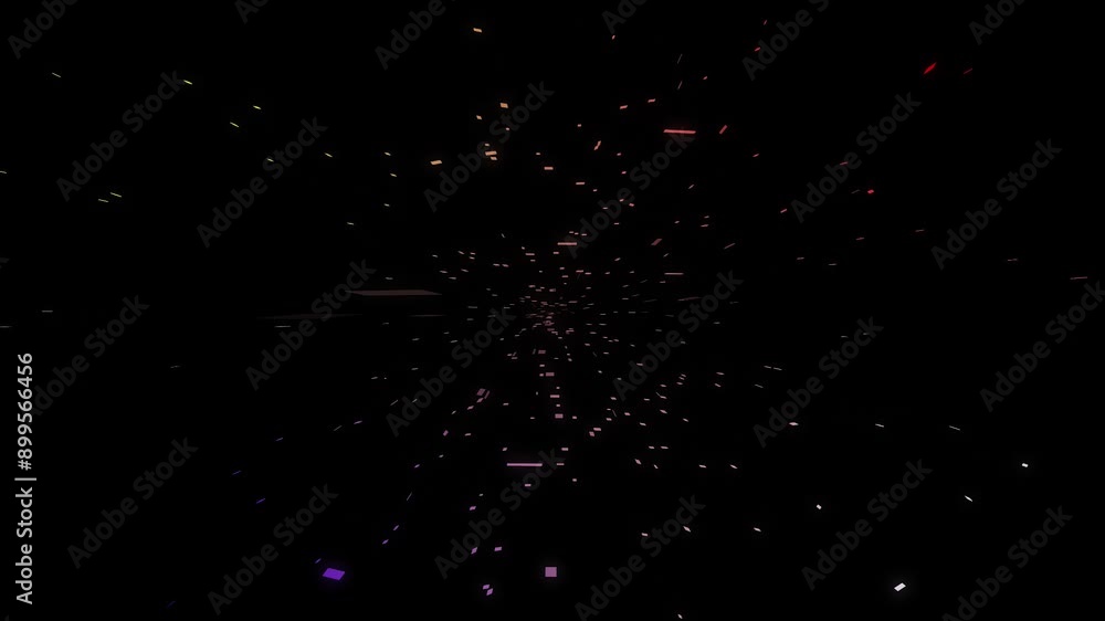 Abstract color lines flying technology background Abstract color lines flying technology background