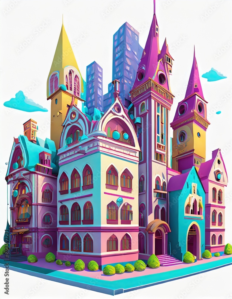 Obraz premium the old town