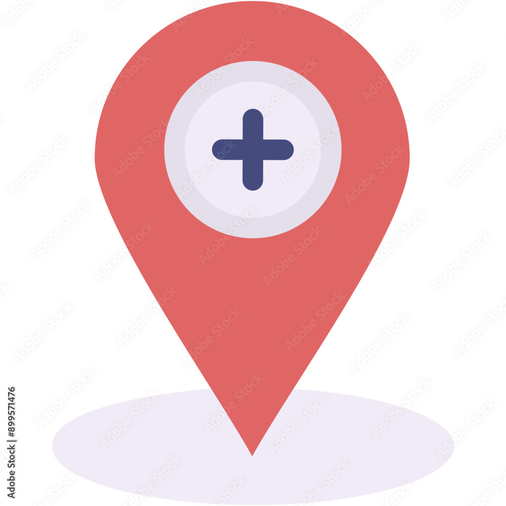 Vector Icon Hospital, Maps and Location, Map Position, Map Pointer, Placeholder, Pin Vector Icon Hospital, Maps and Location, Map Position, Map Pointer, Placeholder, Pin