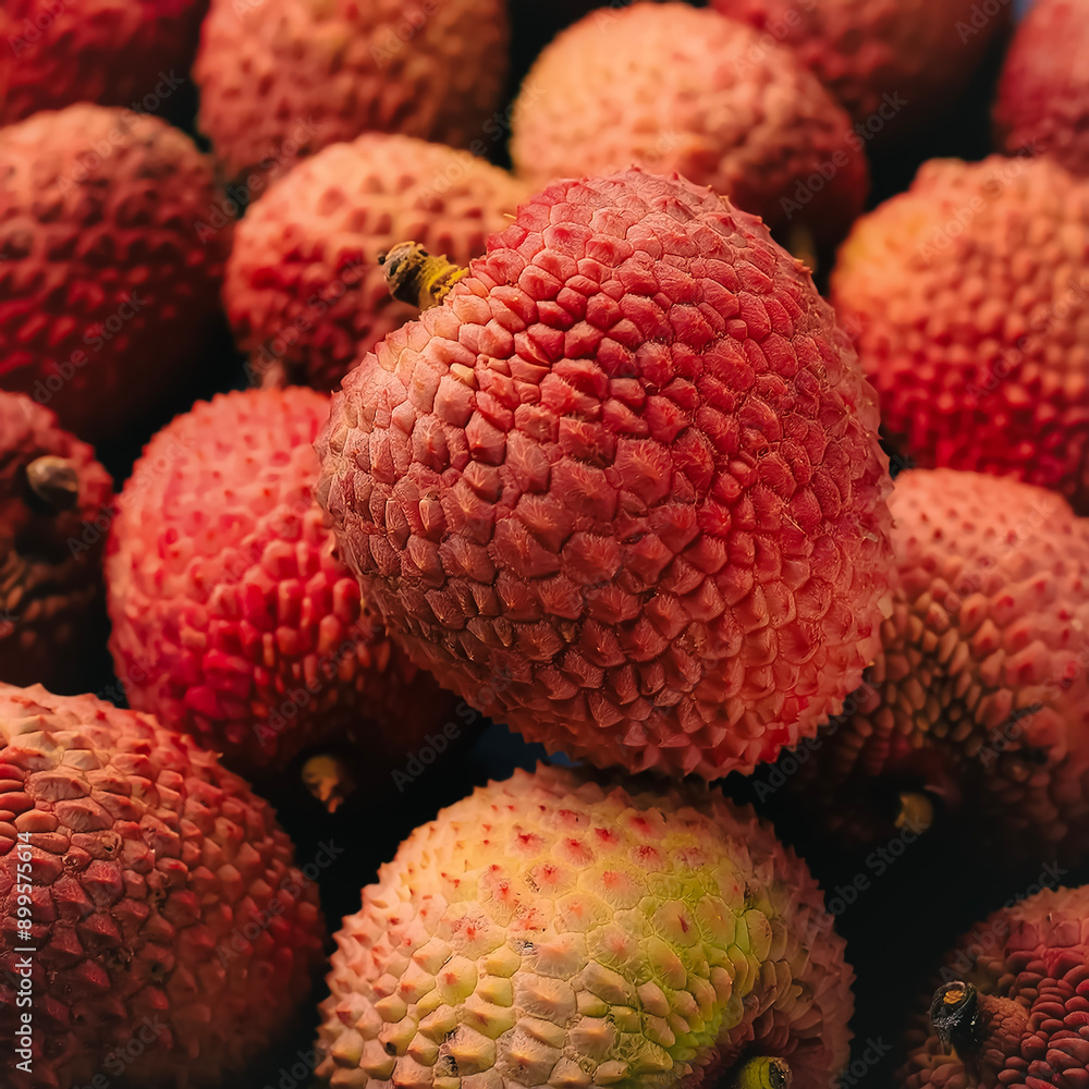 photo of close up a Fresh a pile lychee., fresh, organic. photo of close up a Fresh a pile lychee., fresh, organic.