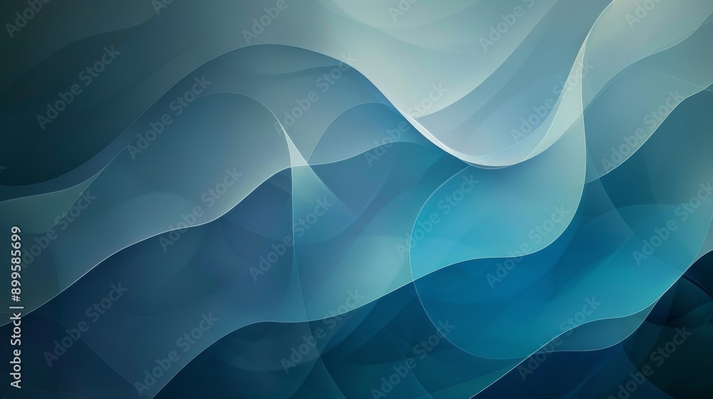 Design an abstract visual with repetitive patterns and smooth curves ...