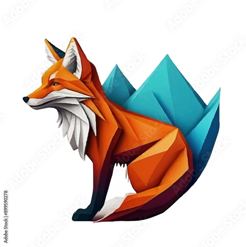 Fox Logo, 3d Fox logo, Fox hed