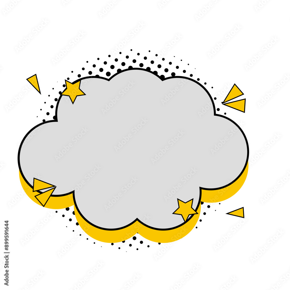 Banner Cloud Comic Banner Cloud Comic