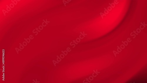 Red abstract animation background, Red gradient motion wallpaper, blurred color waving. For presentation, greeting, dekstop, digital banner, invitation, feed, story ads, template. 4k