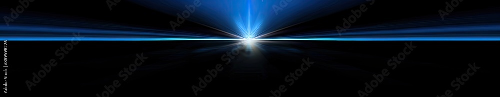 Dynamic Blue Light Beam on Black Dynamic Blue Light Beam on Black