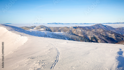 ski resort in the mountains