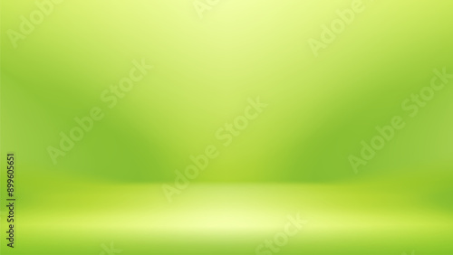 Green natural gradient background, Abstract studio presentation product. Vector illustration 
