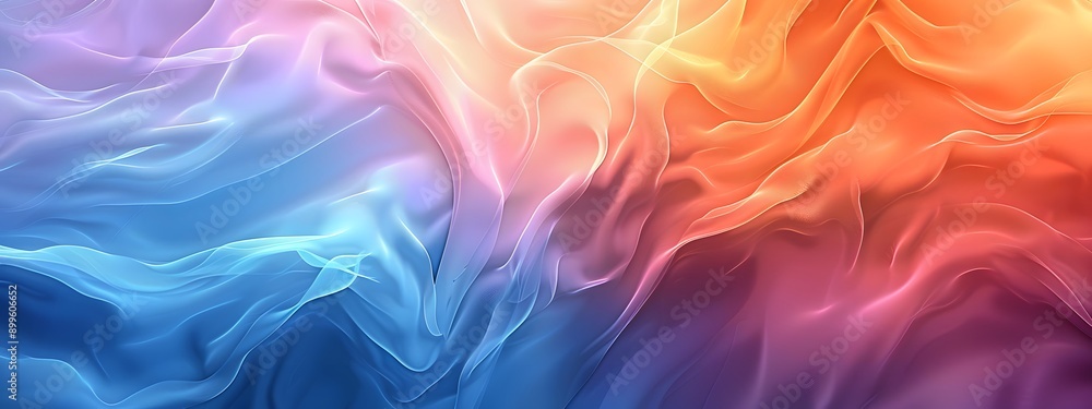 Fluidity of Colors. Smooth gradient background with flowing liquid textures concept Fluidity of Colors. Smooth gradient background with flowing liquid textures concept