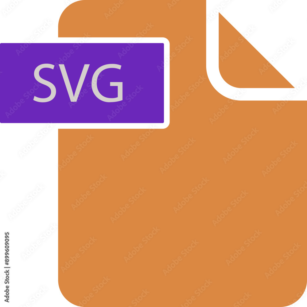 SVG File format icon rounded shapes and spacing SVG File format icon rounded shapes and spacing
