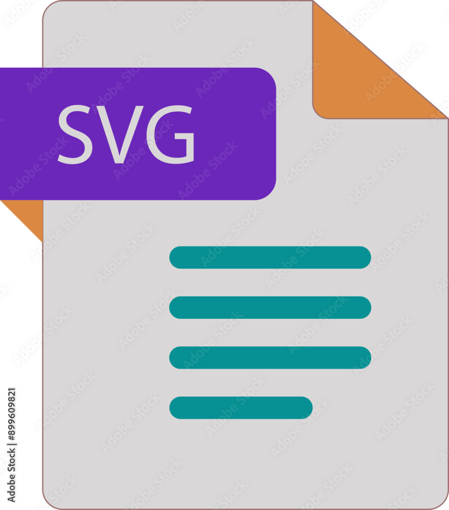 SVG File icon with folded style document SVG File icon with folded style document