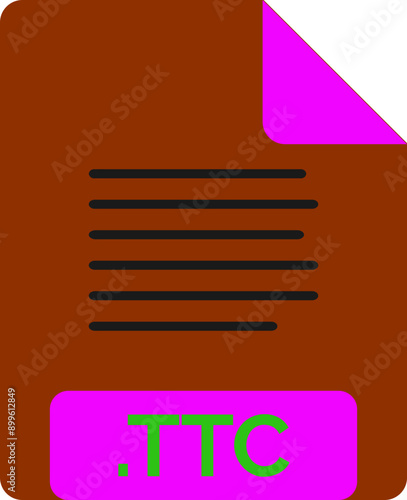 TTC File icon minimal