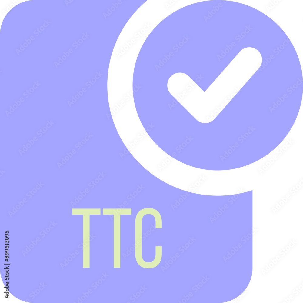 TTC ip file icon with black checked mark TTC ip file icon with black checked mark