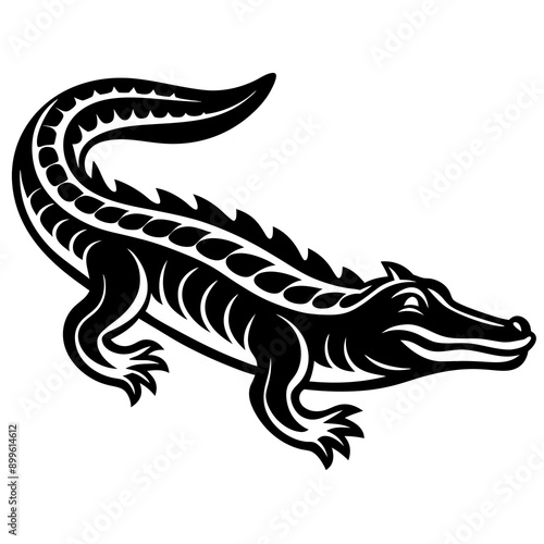 Wallpaper Mural crocodile Vector Torontodigital.ca