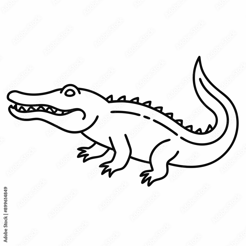 Obraz premium crocodile Vector