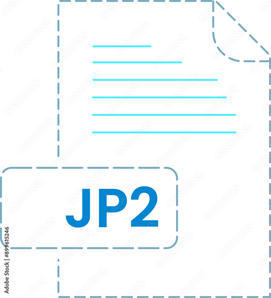JP2 icon black rounded dashed outline JP2 icon black rounded dashed outline