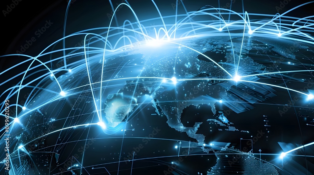 A dynamic visualization of swirling blue and white data streams, forming a tunnel around a central focal point, representing high-speed data transfer and connectivity in cyberspace.
A dynamic visualization of swirling blue and white data streams, forming a tunnel around a central focal point, representing high-speed data transfer and connectivity in cyberspace.