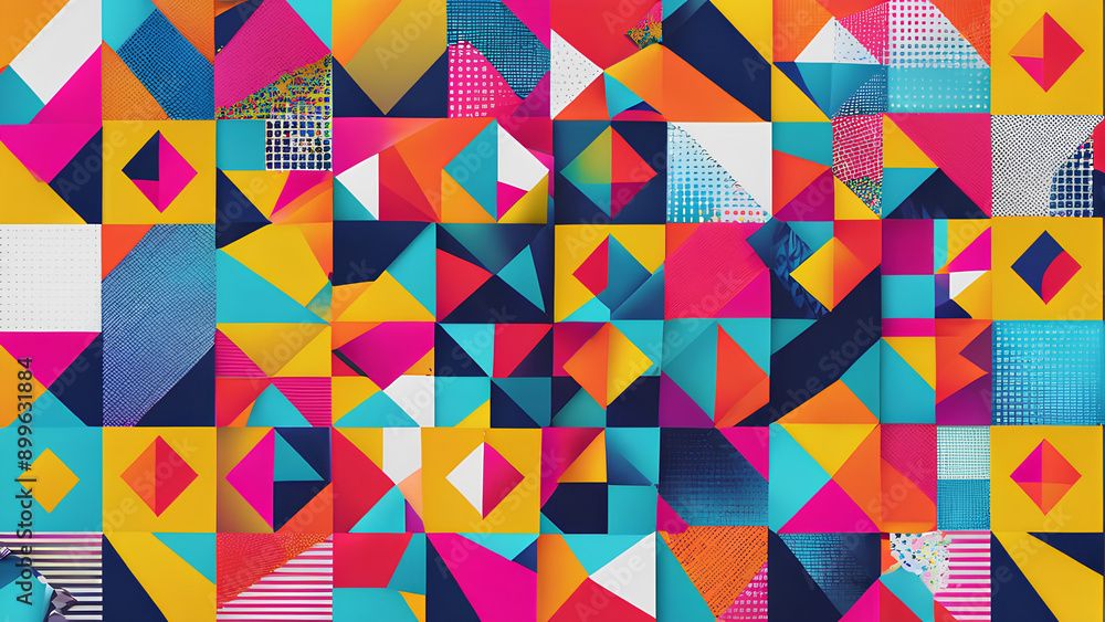 Dynamic visuals - Discover the abstract pop art photo effect mockup Dynamic visuals - Discover the abstract pop art photo effect mockup