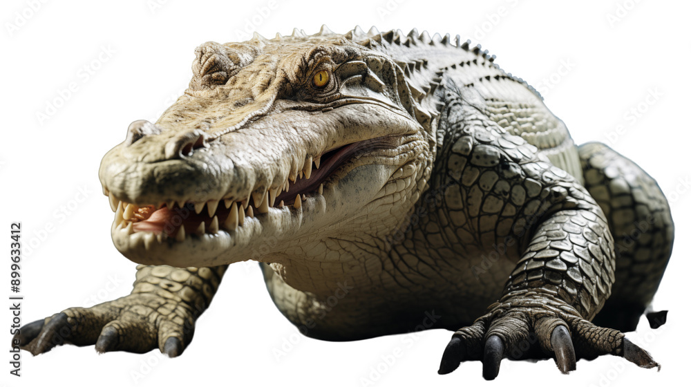 Obraz premium crocodile transparent background.