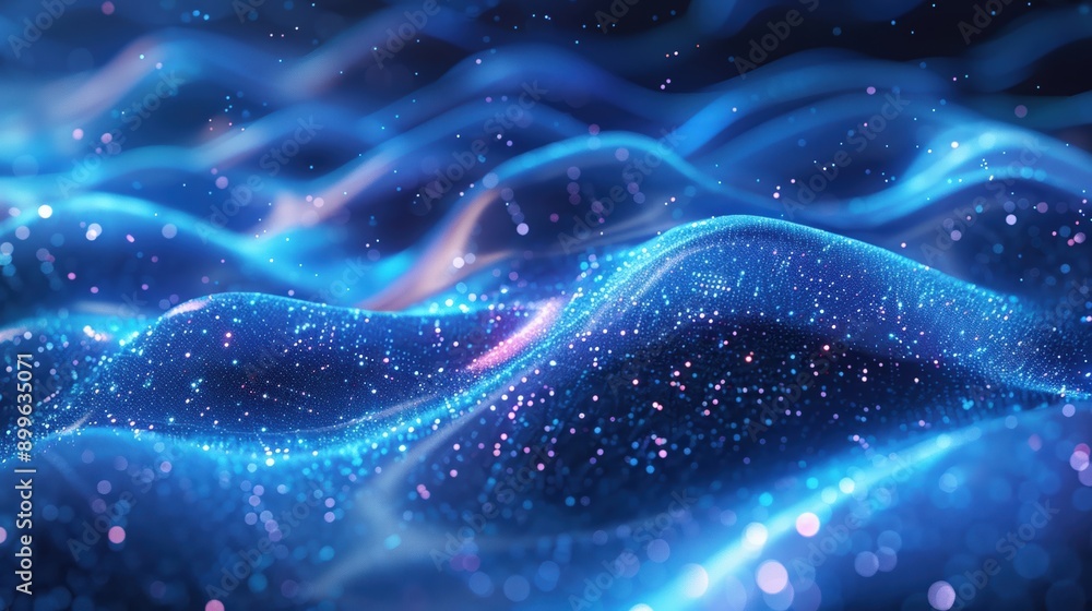 Abstract digital wave pattern with sparkling particles. Futuristic background representing technology, innovation, and data visualization. Abstract digital wave pattern with sparkling particles. Futuristic background representing technology, innovation, and data visualization.