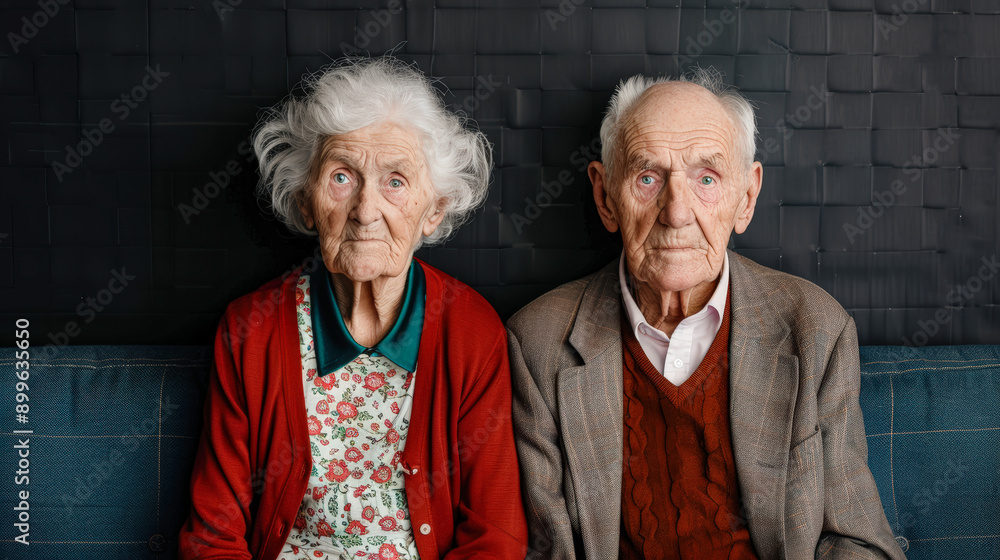 Senior Couple in Emotional Turmoil An elderly couple sitting side by side with solemn expressions capturing the struggles and emotional challenges of marital issues in later years wallpaper brainstorm Senior Couple in Emotional Turmoil An elderly couple sitting side by side with solemn expressions capturing the struggles and emotional challenges of marital issues in later years wallpaper brainstorm