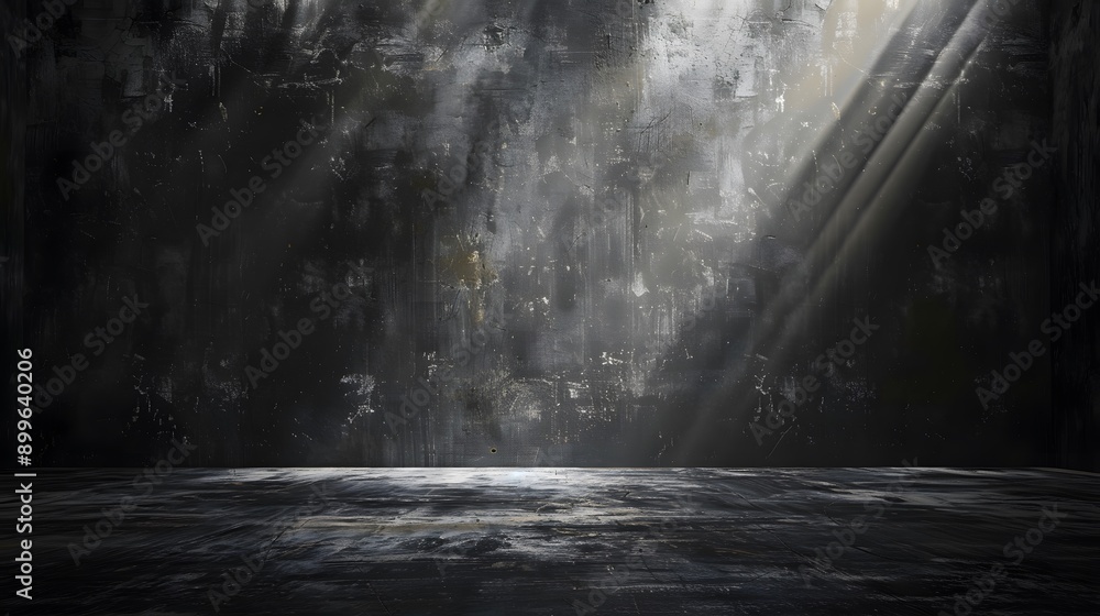 Spotlight Effect. Abstract dark gray vector background with a spotlight Spotlight Effect. Abstract dark gray vector background with a spotlight