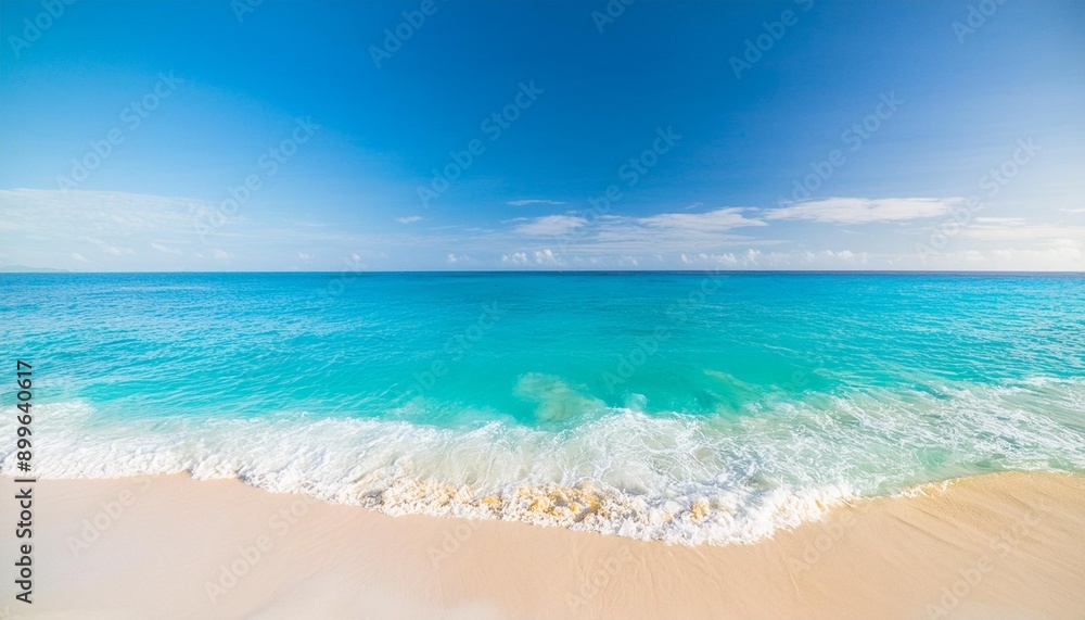 Beautiful tropical summer beach, top view of white sand and blue sea waves, nature background, vacation in paradise concept for tourism, vivid colorful. Beautiful tropical summer beach, top view of white sand and blue sea waves, nature background, vacation in paradise concept for tourism, vivid colorful.