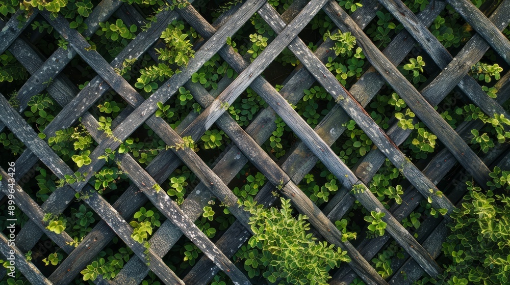 Aerial view of a wooden lattice surrounded by vibrant green foliage, perfect for nature and garden-themed projects. Aerial view of a wooden lattice surrounded by vibrant green foliage, perfect for nature and garden-themed projects.