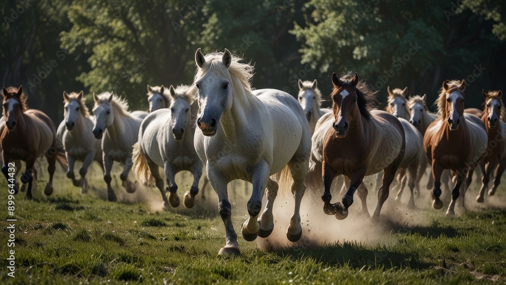 Majestic Wild Horses Running Free Majestic Wild Horses Running Free