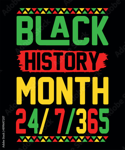 Black History Month 247365 T-Shirt Design