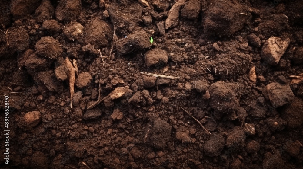 A Tiny Sprout Emerges From the Earth A Tiny Sprout Emerges From the Earth