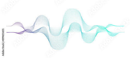 Transparent background Modern abstract glowing wave background. Dynamic flowing wave lines design element. Futuristic technology and sound wave pattern. PNG file