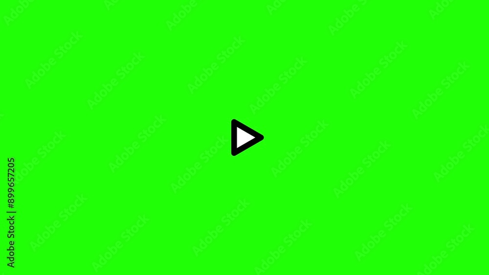 Play and pause icon animation, Animated play and pause button, 4K video, with green screen Play and pause icon animation, Animated play and pause button, 4K video, with green screen