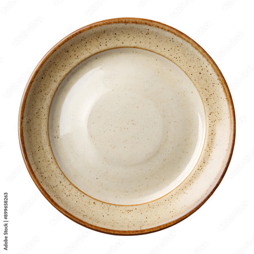 empty plate on white background empty plate on white background