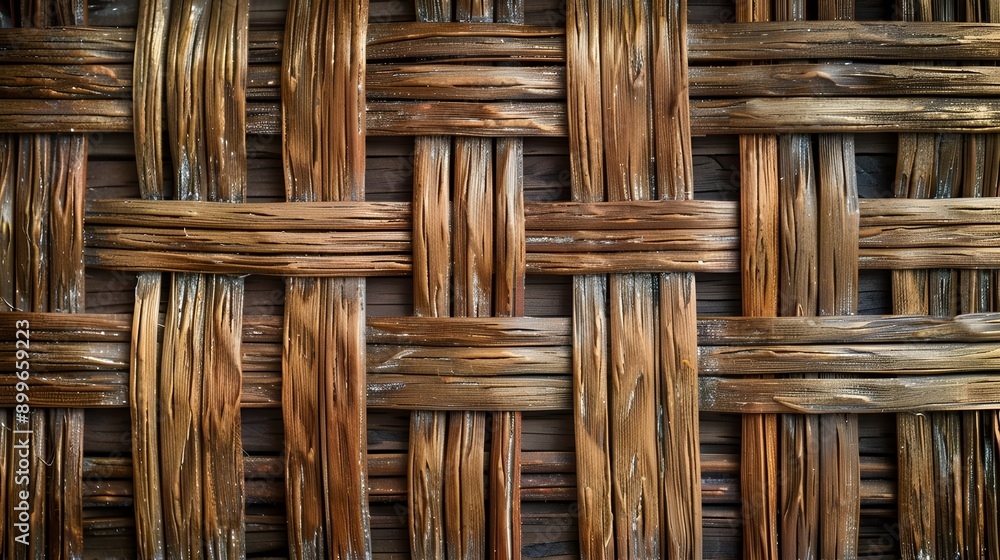 Close-up view of a woven wooden surface, showcasing the intricate patterns and natural texture of the wood. Close-up view of a woven wooden surface, showcasing the intricate patterns and natural texture of the wood.