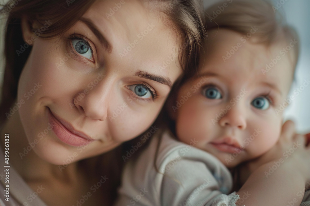 Happy mother's day celebration conceptual picture with mother and her child made by Generative AI technology Happy mother's day celebration conceptual picture with mother and her child made by Generative AI technology